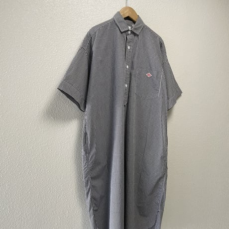 定番販売品 / DANTON コットンポプリン 半袖シャツワンピース