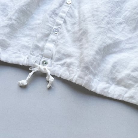 NATURAL LAUNDY リネンクロス フレンチドローシャツ