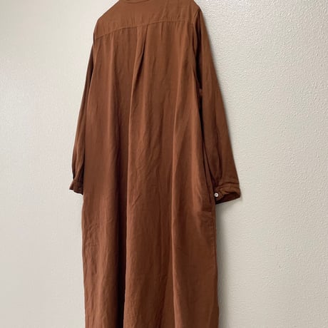 nest Robe リネンバンドカラーシャツワンピース