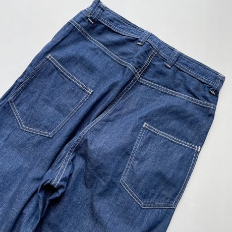 販売継続品 / GRANDMA MAMA DAUGHTER ライトデニムサイドジップテーパードパンツ 【ONE WASH】