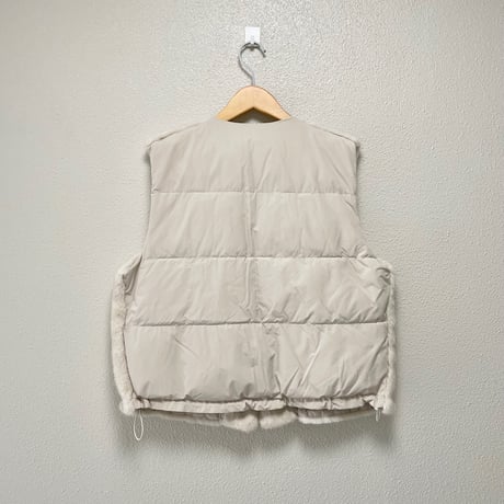 タグ付き未使用品 / 2025AW / vivapresto ファーベスト 【アイボリー】