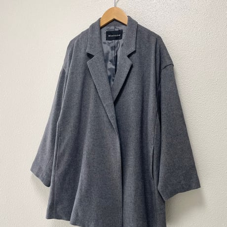 タグ付き未使用品 / 2024AW mizuiro ind  ウールブレンドテーラードジャケット
