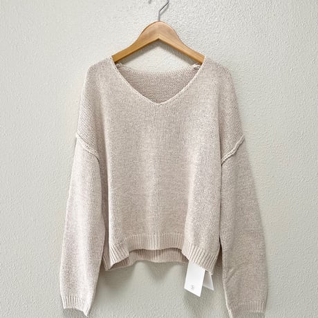 タグ付き未使用品 / 2025SS / JOURNAL STANDARD テープヤーンVプルオーバー