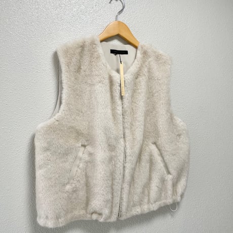 タグ付き未使用品 / 2025AW / vivapresto ファーベスト 【アイボリー】