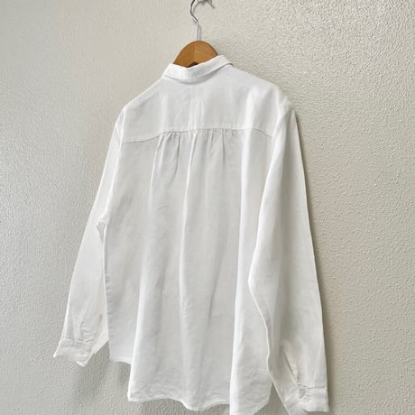 販売継続品 / 中川政七商店 手織り麻を使ったフリルシャツ