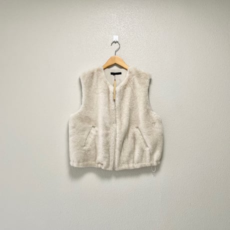 タグ付き未使用品 / 2025AW / vivapresto ファーベスト 【アイボリー】