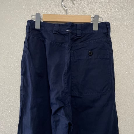 MHL. GARMENT DYE CANVAS TROUSERS