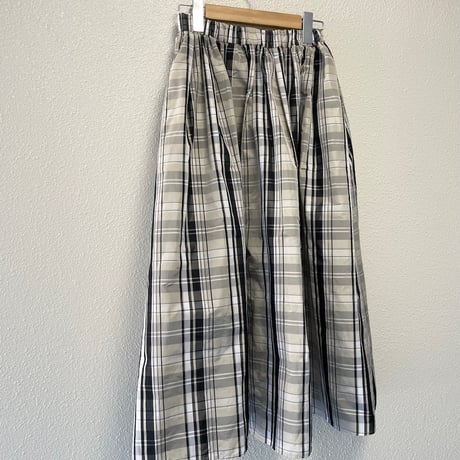 UNITED ARROWS P チェック タフタ スカート