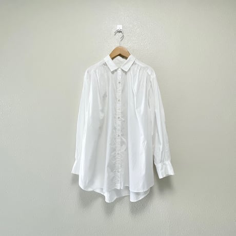 販売継続品 / 人気完売色 / MidiUmi ギャザーショルダーワイドシャツ