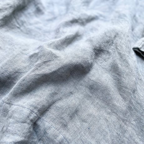 nest Robe リネン先染めガーゼビッグブラウス