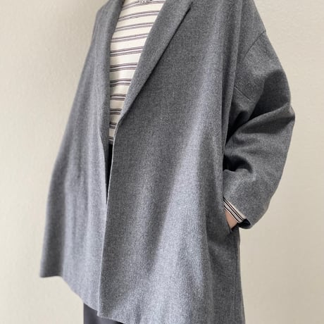 タグ付き未使用品 / 2024AW mizuiro ind  ウールブレンドテーラードジャケット