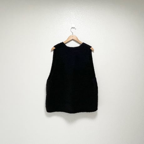 mizuiro ind ヘアリーVネックベスト