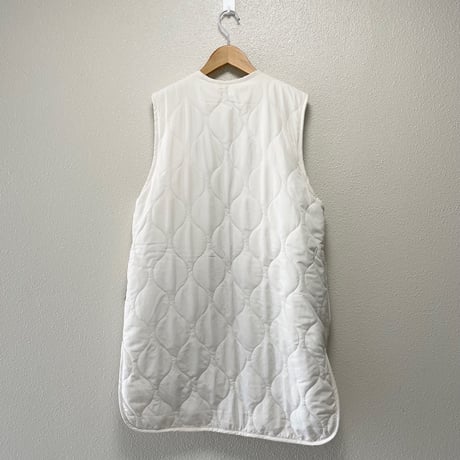 2024AW / タグ付き未使用品 MidiUmi  キルティングリバーシブルベスト 【ホワイト】
