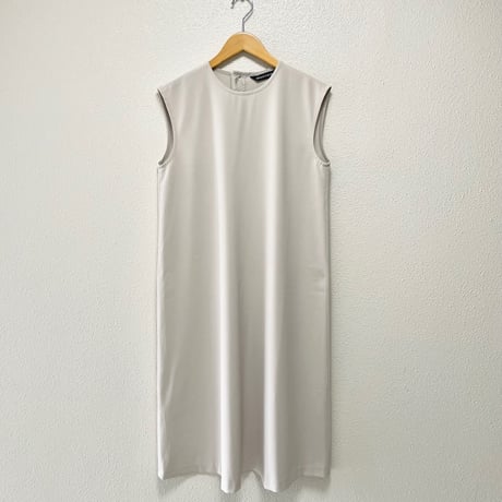 mizuiro ind ノースリーブAラインワンピース【サンドベージュ】