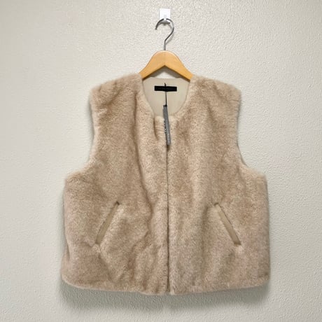タグ付き未使用品 / 2025AW / vivapresto ファーベスト 【ベージュ】