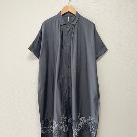 2024SS / grin GARDATION EMBROIDERY one-piece