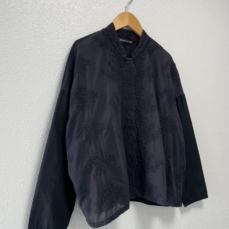 定番販売品 / mizuiro ind レーススタンドカラーワイドシャツ
