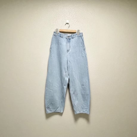 MACKINTOSH PHILOSOPHY カーブワイドデニムパンツ 【ブリーチ】