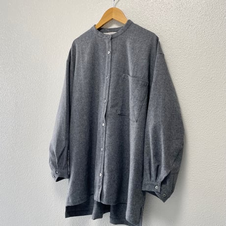 MidiUmi スタンドカラービッグシャツ