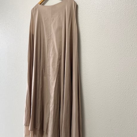 定番品 /  mizuiro ind ダブルヘムロングワンピース