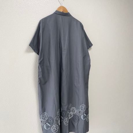 2024SS / grin GARDATION EMBROIDERY one-piece