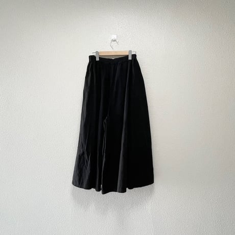 2023 人気完売品 / nest Robe コットンリネンギャザーフレア キュロットパンツ
