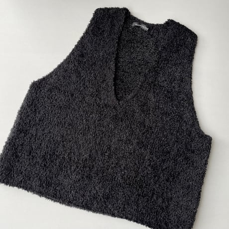 mizuiro ind ヘアリーVネックベスト