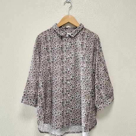 【4色展開】select 小花柄ブラウス