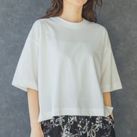 【5色展開】select 接触冷感 五分袖Tシャツ