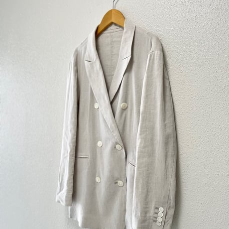 2025SS / 23区 リネンレーヨンストレッチ ダブル ジャケット
