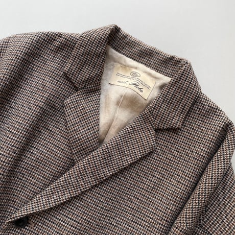 nest Robe ウールコットン ガンクラブチェックジャケット