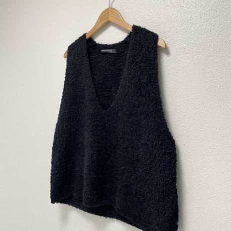 mizuiro ind ヘアリーVネックベスト
