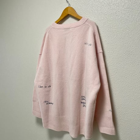 2024AW / SLOBE IENA embroidery カーディガン