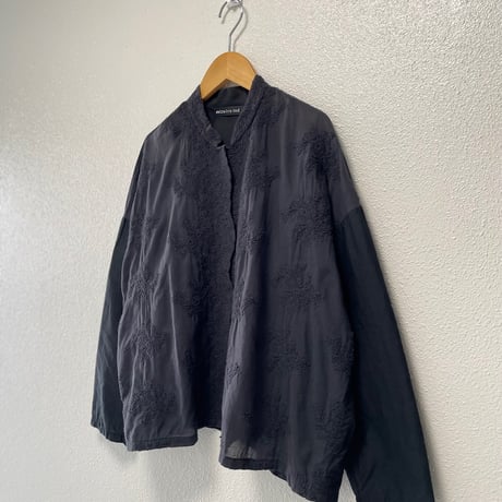定番販売品 / mizuiro ind レーススタンドカラーワイドシャツ