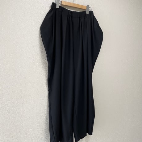 2025SS / 販売継続品 /  mizuiro ind  サイドドレープワイドパンツ