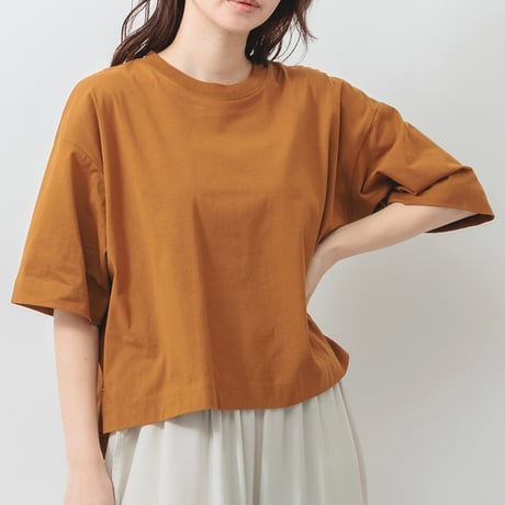【5色展開】select 接触冷感 五分袖Tシャツ