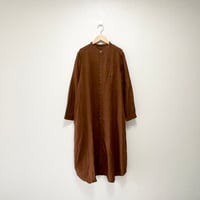 nest Robe リネンバンドカラーシャツワンピース
