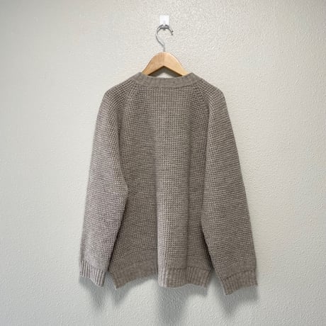 タグ付き未使用品 / nest Robe ニュージーランドウールワッフルニットカーディガン