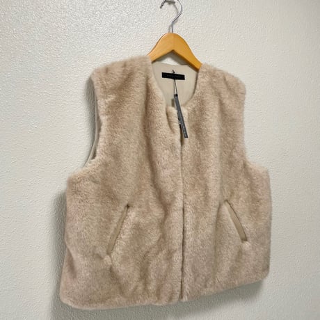 タグ付き未使用品 / 2025AW / vivapresto ファーベスト 【ベージュ】