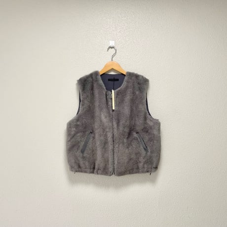タグ付き未使用品 / 2025AW / vivapresto ファーベスト 【グレー】