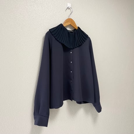 2024AW / 人気完売品 mizuiro ind プリーツカラーシャツ