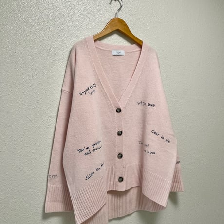 2024AW / SLOBE IENA embroidery カーディガン
