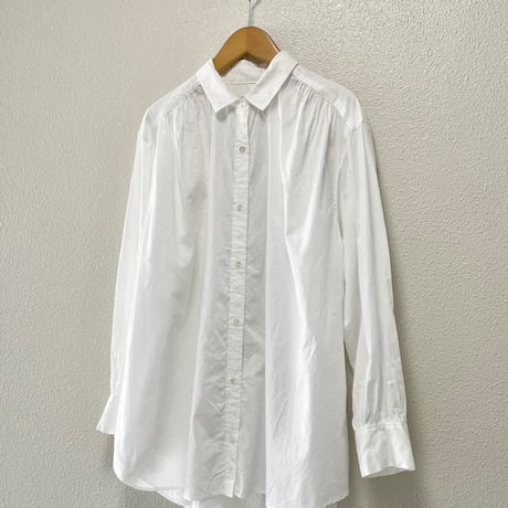 販売継続品 / 人気完売色 / MidiUmi ギャザーショルダーワイドシャツ