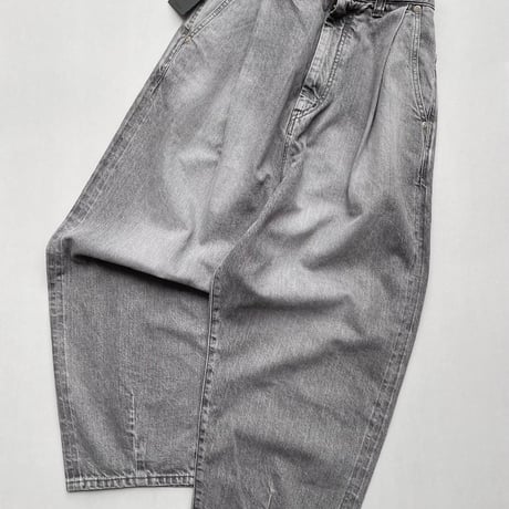 タグ付き未使用品 / 2026AW / 販売継続品 / Brocante 12ozリングBKデニム アンプリッセパンツ 【ブラック】