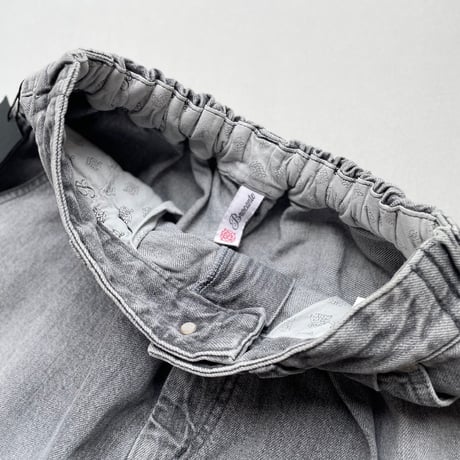 タグ付き未使用品 / 2026AW / 販売継続品 / Brocante 12ozリングBKデニム アンプリッセパンツ 【ブラック】