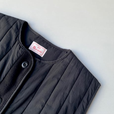 2024AW / mao made キルトｘニット切替え中綿ベスト