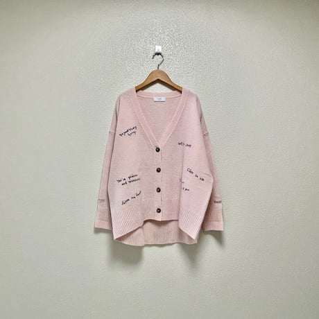 2024AW / SLOBE IENA embroidery カーディガン