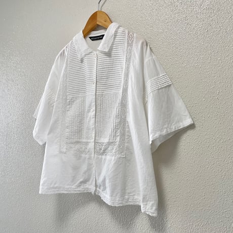 mizuiro ind レースパターンシャツ