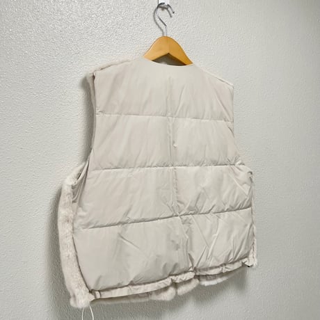 タグ付き未使用品 / 2025AW / vivapresto ファーベスト 【アイボリー】