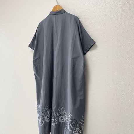 2024SS / grin GARDATION EMBROIDERY one-piece